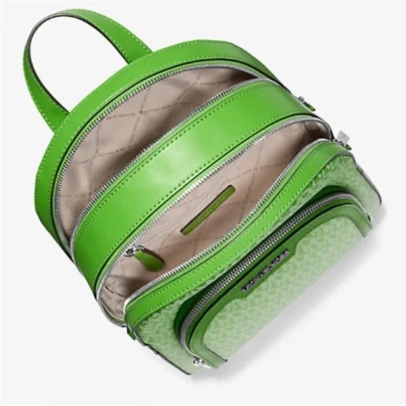 Michael Kors Jaycee Medium Ombré
Signature Logo Backpack Jungle - Picture 9 of 10